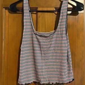 American Eagle Outfitters Multicolor Striped Tank Top